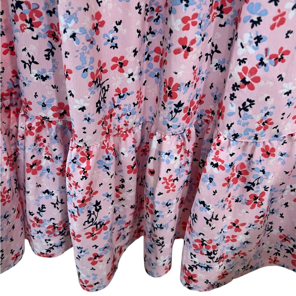 Tommy Hilfiger Girls Ruffle-Trim Floral Dress XL - Picture 6 of 7